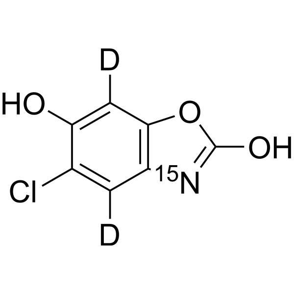 6-Hydroxy Chlorzoxazone-15N,d2 (6-Hydroxy Chlorzoxazone-15N,d2) 1784060-40-7